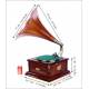 Antique Banus Gramophone with Wooden Horn. 1920