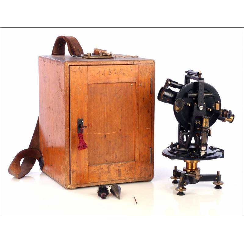 Antique Austrian Starke & Kammerer Theodolite. Vienna, Circa 1900