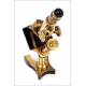 Antique French Nachet Microscope. France, Circa 1900