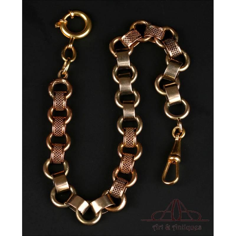 Antique 18K Gold Chain for Pocket Watch.