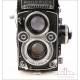 Excellent Vintage Rolleiflex 3,5 F Model 3 Camera. Manufactured in 1969.