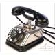 Antiguo Teléfono Danés KTAS. En Perfecto Estado de Funcionamiento. Dinamarca, Años 20