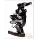 Antique E. Leitz Wetzlar Binocular - Triocular Microscope. Germany, 1950s