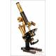 Antique German Winkel Microscope with Carl Zeiss Optics. Germany, Circa 1930