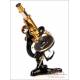 Fantastic Antique Waldemar Strauss Microscope. Berlin, Germany, Circa 1910