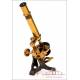 Antique Walter Lawley English Compound Microscope. England, Circa 1880