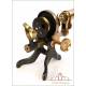 Antique Walter Lawley English Compound Microscope. England, Circa 1880