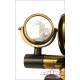 Antique Walter Lawley English Compound Microscope. England, Circa 1880