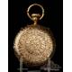 Spectacular Antique Geneva Pocket Watch, 18 K Gold. Switzerland, Circa 1900.