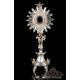 Antique Neapolitan Monstrance in Solid Silver. Italy, 1824-1832