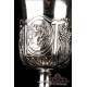 Antique Silver Chalice with Scenes from the Bible. France, Circa 1830.