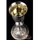 Antique Silver Chalice with Scenes from the Bible. France, Circa 1830.