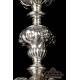 Antique Italian Silver Chalice Adorned with Cherubim, Circa 1810.