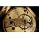 Antiguo Reloj de Bolsillo Inglés. Escudo Imperial Ruso. 18 K. Inglaterra, 1846