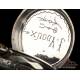 Antique Longines Pocket Watch with Calendar and Moon Phase in Silver. France, Circa 1880