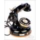 Antique French Metal Telephone with Auxiliary Handset. France, 1930's