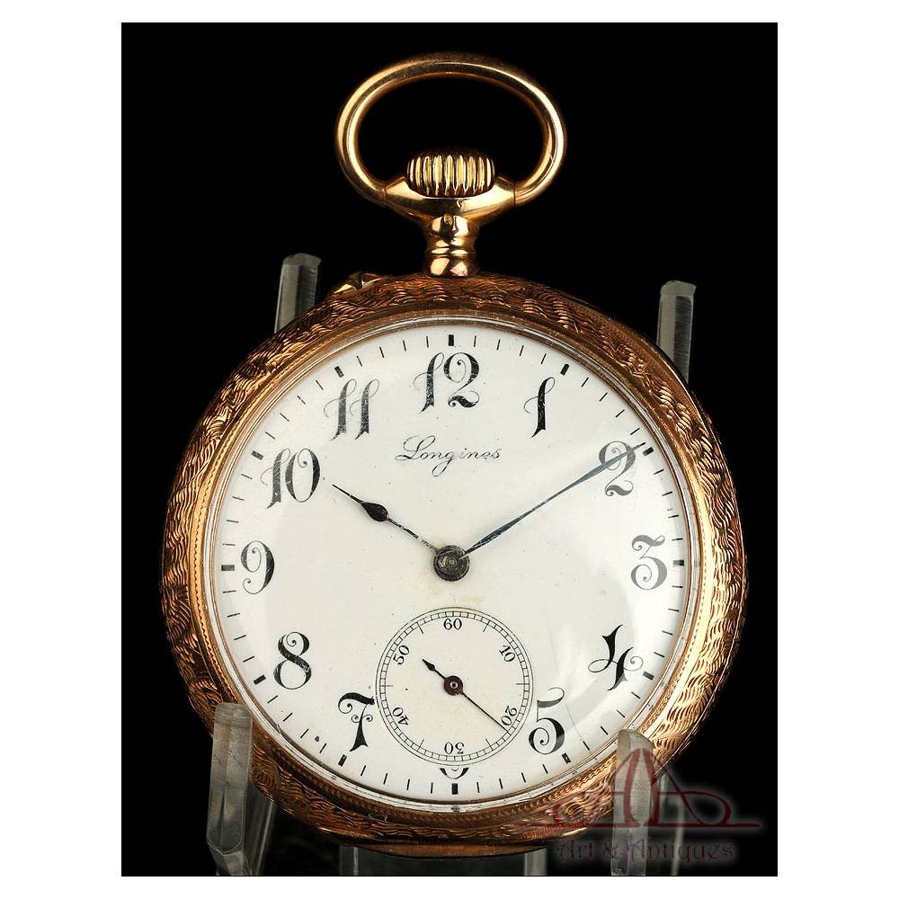 Reloj de Bolsillo Longines Oro de 18K. Circa