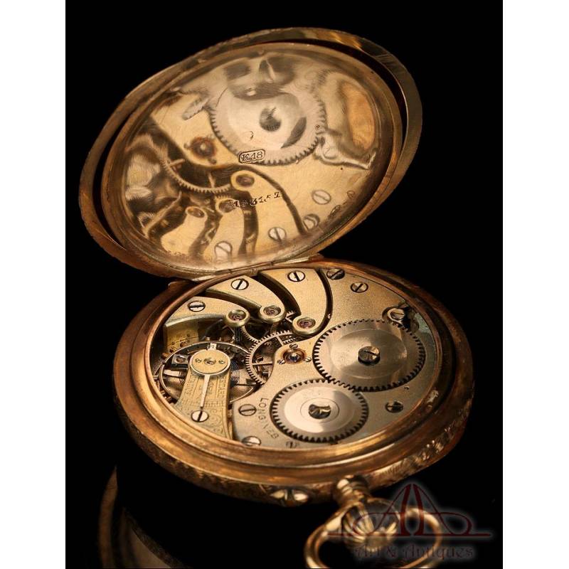 Reloj de Bolsillo Longines Oro de 18K. Circa