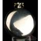 Antique Silver Two-Casing Verge Pocket Watch. Richard Shrivell. England, 1846