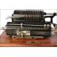 Antique Trinks Brunsviga Mechanical Calculator. Germany, Circa 1930