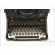 Antique Hispano Olivetti Typewriter. Spanish Keyboard. Circa 1930