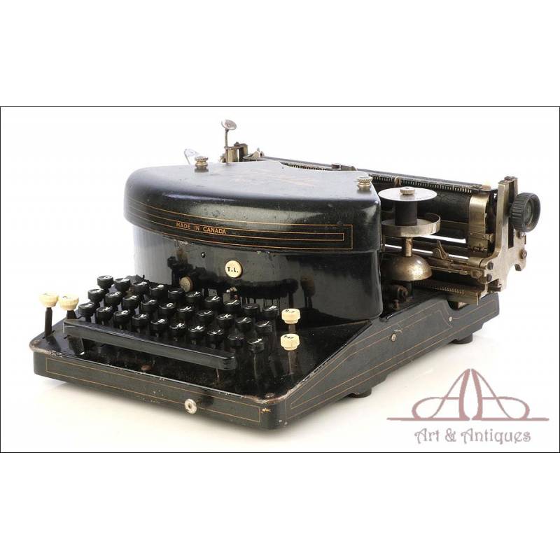 Antique Empire 2 Canadian Typewriter. Canada, Circa 1910