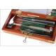 Antique Portable Maw, Son & Thompson Surgery Set for Forensic Doctors. England, Circa 1880