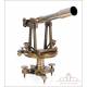 Antique French A. Hurlimann Theodolite. Paris, France, Circa 1870