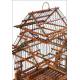 Antique Birdhouse or Birdcage. Spain, Circa 1940