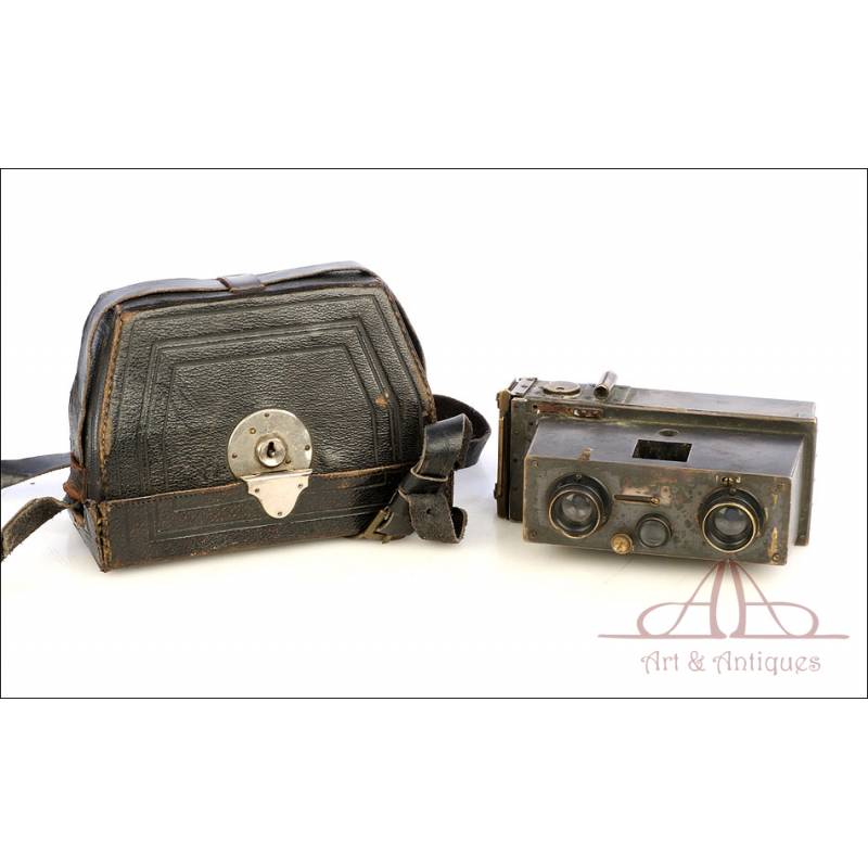 Antique Vérascope Stereoscopic Camera. Jules Richard. France, Circa 1910