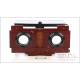 Vérascope Foldable Mechanical Stereoscope. France, Circa 1910