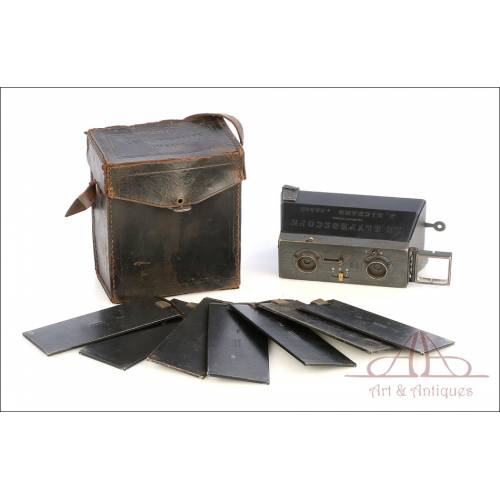 Antique Le Glyphoscope Stereoscopic Camera. France circa 1910