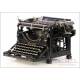 Antique Underwood 5 Typewriter. Spanish Keyboard. USA, Circa 1920