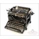 Antique Underwood 5 Typewriter. Spanish Keyboard. USA, Circa 1920