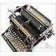 Antique Underwood 5 Typewriter. Spanish Keyboard. USA, Circa 1920