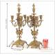 Antique French Bronze Clock and Candelabra Set. France, Circa 1900