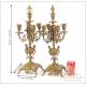 Antique French Bronze Clock and Candelabra Set. France, Circa 1900