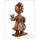 Original Bronze Sculpture The girl of the butterfly by Joan Ripollés. AP Nº 2 of 4