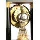 Antique French Portico Mantel Clock Berket a Paris. France, Circa 1900