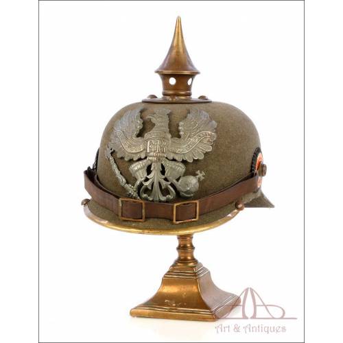 Felt Pickelhaube Ersatz Helmet. Imperial Prussian Army. 1914