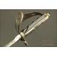 Italian Sword Model 1888 for Cavalry Officer. Italy. Decorated Blade