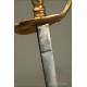 Spanish Sword for Infantry Officer Model 1867. Dated in 1887. Spain