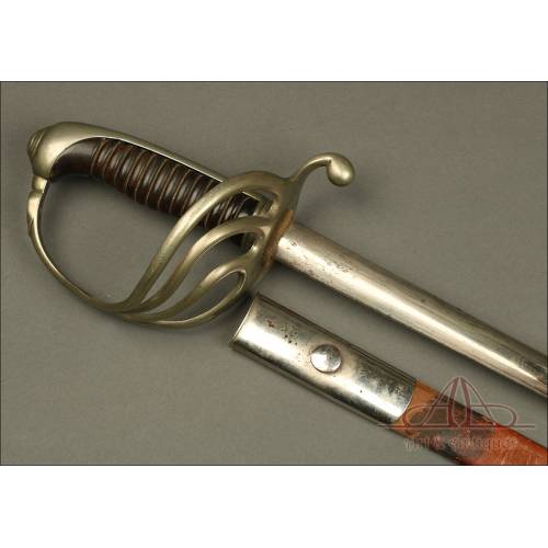 Antigua Espada Francesa de Oficial de Infantería Modelo 1882. Francia.