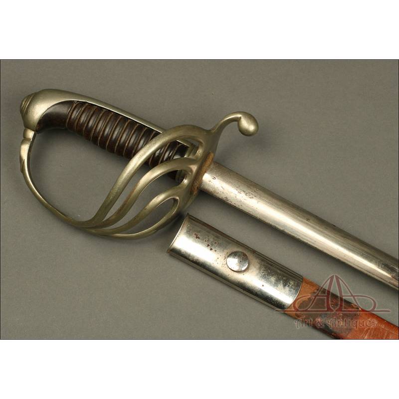 Antigua Espada Francesa de Oficial de Infantería Modelo 1882. Francia.