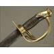 Antique Saber for Artillery Officer. Spain, Circa 1842