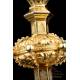 Antique Gothich-Style Ciborium. Gilt Solid Silver. Córdoba, Spain, Early 20th C.