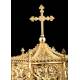 Antique Gothich-Style Ciborium. Gilt Solid Silver. Córdoba, Spain, Early 20th C.