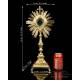 Antique Gilt Silver Monstrance. Complete. Paris, France, Circa 1820