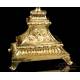 Antique Gilt Silver Monstrance. Complete. Paris, France, Circa 1820