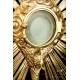 Antique Gilt Silver Monstrance. Complete. Paris, France, Circa 1820